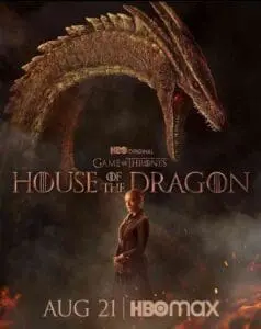 A series poster showing a character and a dragon